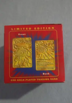 Pokemon 23K Gold-Plated Cards Lot of 6 • Sealed Boxes • 1999 Burger King Limited - Image 4