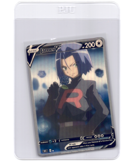 CUSTOMmade madeTOorder full art holo pokemon card James PTL3 - Image 1