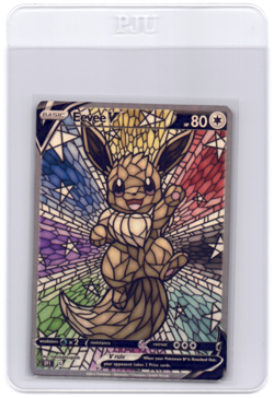 CUSTOMmade madeTOorder full art holo pokemon card PTL198 Eevee - Image 1