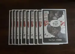 One Piece CCG OP11 A Fist Of Divine Speed DON!! Card - Lot Of 10 - PLAYSET - Image 1