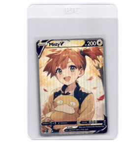 CUSTOMmade madeTOorder full art holo pokemon card Misty PTL28 - Image 1