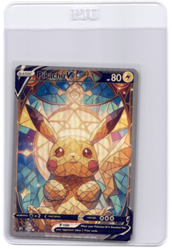 CUSTOMmade madeTOorder full art holo pokemon card PTL93 Pikachu - Image 1