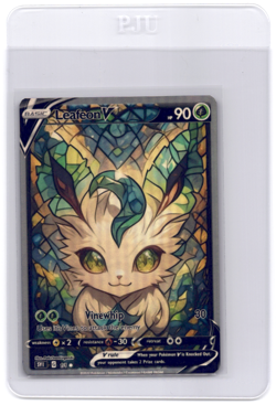 CUSTOMmade madeTOorder full art holo pokemon card PTL179 Leafeon - Image 1