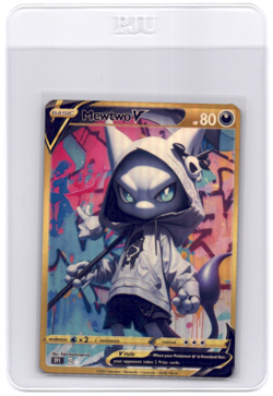CUSTOMmade madeTOorder full art holo pokemon card Mewtwo PTL68 - Image 1