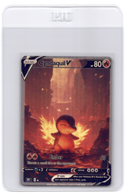 CUSTOMmade madeTOorder full art holo pokemon card PTL253 Cyndaquil - Image 1