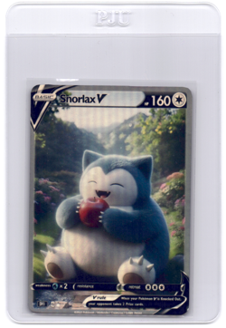 CUSTOMmade madeTOorder full art holo pokemon card PTL138 snorlax - Image 1