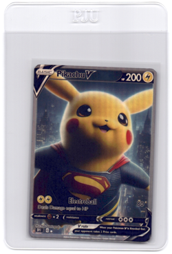 CUSTOMmade madeTOorder full art holo pokemon card PTL87 Pikachu - Image 1