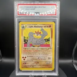 (PSA) Light Machamp 25/105 - Neo Destiny (Regular) Pokemon Card - Image 1