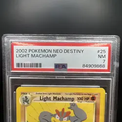 (PSA) Light Machamp 25/105 - Neo Destiny (Regular) Pokemon Card - Image 2