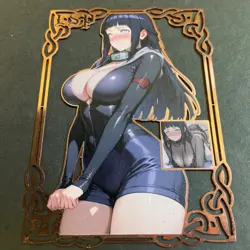 Goddess Story Gold METAL Card - Maiden Party - Serial Number #/100! Hinata Anime - Image 4
