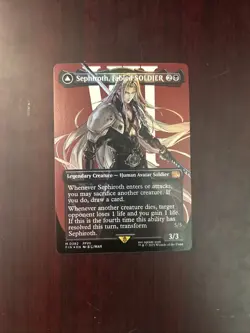 Sephiroth, Fabled SOLDIER (0382) (Borderless) Final Fantasy Foil - Image 1