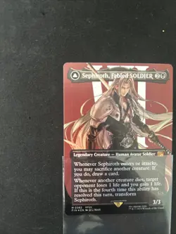 Sephiroth, Fabled SOLDIER (0382) (Borderless) Final Fantasy Foil - Image 3