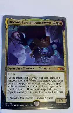 Discord, Lord of Disharmony Secret Lair Drop Regular (DAMAGED) (FUBAR) - Image 1