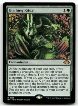 Birthing Ritual #146 MTG Modern Horizons 3 NM X1 - Image 1