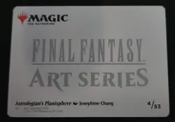 MTG: Astrologian's Plainsphere -Art Series- Final Fantasy Gold-Stamped Signature - Image 2