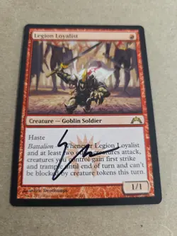 Legion Loyalist Signed By Eric Deschamps Magic the Gathering - Image 1