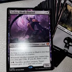 Magic Commander Deck MTG 100 - *Mythic Rare BLACK God Erebos DISCARD themed* - Image 1
