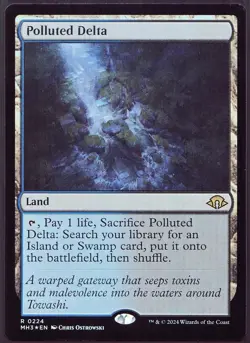 Polluted Delta - 224 Foil MTG MH3 - Image 1