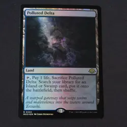 Polluted Delta FOIL 224 MTG Modern Horizons 3 (MH3) Rare NM - Image 1