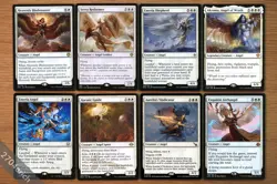 Lot of 8 Rare White Angels *NM* Magic MTG Set Commander Angel Deck Building EDH - Image 1