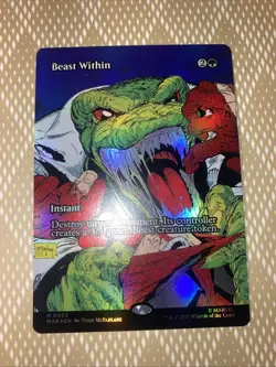 Magic The Gathering Spider-man Beast Within Foil - Image 1