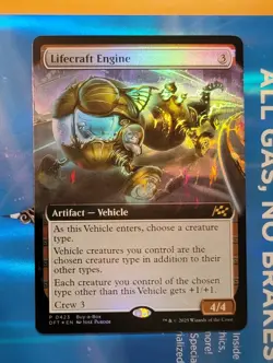 1x Lifecraft Engine - Foil Extended Art Promo Buy A Box MTG IN HAND SHIPS FAST! - Image 1