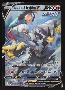 Rapid Strike Urshifu V NM TG20/TG30 Brilliant Stars Trainer Gallery Pokemon - Image 1