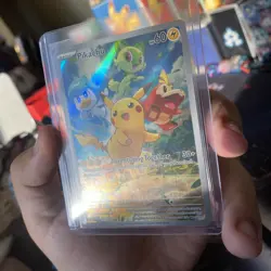 Pikachu SVP 27 Paldea Evolved Black Star Promo Pokemon Card - Image 3
