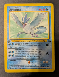 Pokemon TCG - Articuno 17/62 - Fossil 1st Edition Spanish HP - Image 1