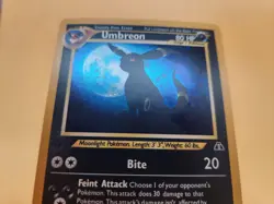 Pokemon Umbreon Card Base Set Shadowless Holo Custom Made 1:1 Replica Art 1st ed - Image 2