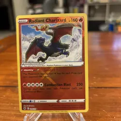 Radiant Charizard - 020/159 - Pokemon Crown Zenith Sword & Shield Ultra Rare NM - Image 1