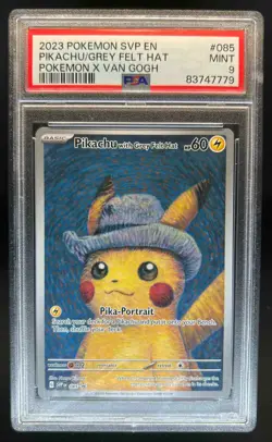 2023-25 Pokemon SV Black Star Promos SVP EN Pikachu #085 PSA 9 - Image 1