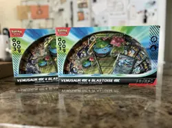 Pokemon TCG Venusaur And Blastoise Ex Premium Collection Box GameStop Exclusive - Image 1