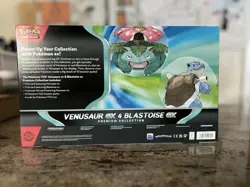 Pokemon TCG Venusaur And Blastoise Ex Premium Collection Box GameStop Exclusive - Image 2