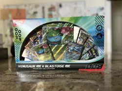 Pokemon TCG Venusaur And Blastoise Ex Premium Collection Box GameStop Exclusive - Image 3