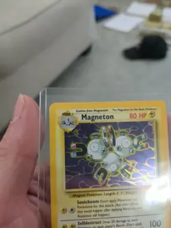 Pokemon Magneton Holo Fossil 11/62 - Image 3