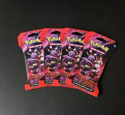 Lot of 4 Pokemon TCG Scarlet & Violet Destined Rivals Sealed Booster Sleeves - Image 1