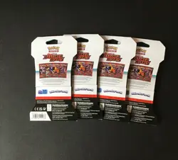 Lot of 4 Pokemon TCG Scarlet & Violet Destined Rivals Sealed Booster Sleeves - Image 2