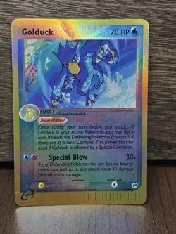 Pokemon TCG - Golduck #17/100 Reverse Holo E-Reader Vintage 2003 HP - Image 1