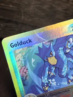 Pokemon TCG - Golduck #17/100 Reverse Holo E-Reader Vintage 2003 HP - Image 2