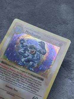 Pokemon Machamp Holo Shadowless 1st Edition Deck Exclusive 8/102 CLEAN! - Image 3