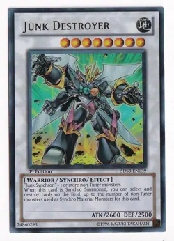 Yu-Gi-Oh! TCG Junk Destroyer Starter Deck: Duelist Tollbox 5DS3-EN039 1st... - Image 1
