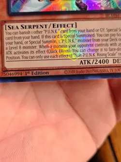 Yu-Gi-Oh TCG Noh-P.U.N.K. Rising Scale Ultra Rare 1st Edition BLMM-EN050 NM - Image 4