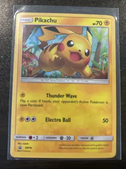 Pikachu Holo SM76 Black Star Promo Pokemon Card 2017 - Image 1