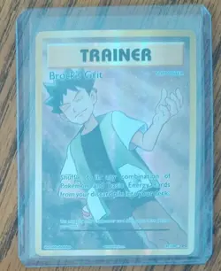 Pokemon XY Evolutions Brocks Grit 107/108 Holo Full Art Trainer Card! - Image 1