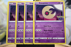 Lunatone 034/078 x4 Pokemon GO TCG Uncommon Card Playset NM Mint Fast Shipping - Image 2