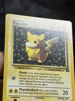 Pikachu 1 1999 Black Star Promo Rare WOTC Nintendo Pokemon Card TCG - Image 4