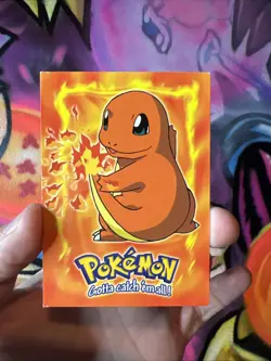 Topps Charizard, Charmeleon, and Charmander Pokemon Cards 1998 Non-Holo - Image 2