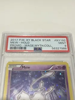 Pokemon Mew TCG Black Star Promos XY192 Holo Promo Card Psa 9 - Image 3