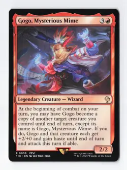 Gogo, Mysterious Mime Normal R Final Fantasy MTG Magic the Gathering Card NM - Image 1